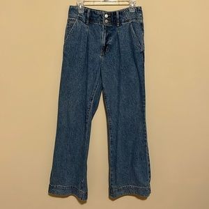 We the Free Wide Leg Jeans size 28 EUC